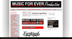 Desktop Screenshot of music-for-ever.fr